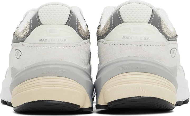 New Balance Gray & White 'Made in USA' 990v6 Sneakers - Image 2