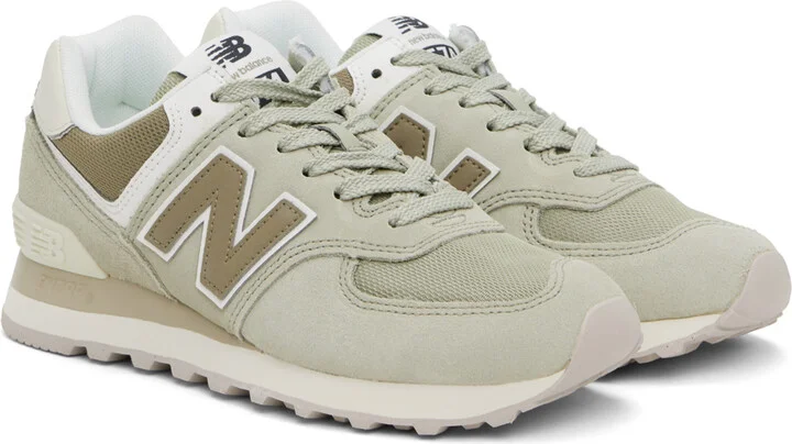 New Balance Green 574 Sneakers - Image 4