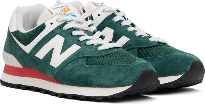 New Balance Green 574 Sneakers - Image 4