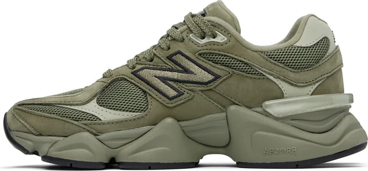New Balance Green 9060 Sneakers - Image 3
