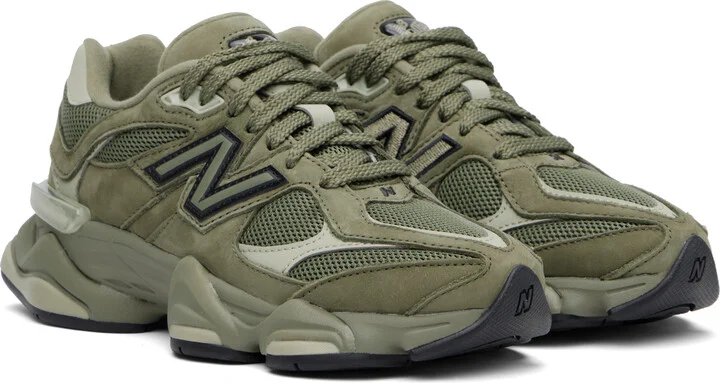 New Balance Green 9060 Sneakers - Image 4