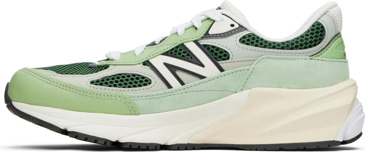 New Balance Green 'Made in USA' 990v6 Sneakers - Image 3