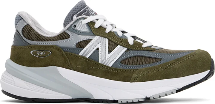 New Balance Green Made in USA 990v6 Sneakers