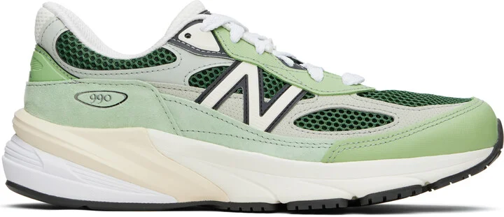 New Balance Green 'Made in USA' 990v6 Sneakers