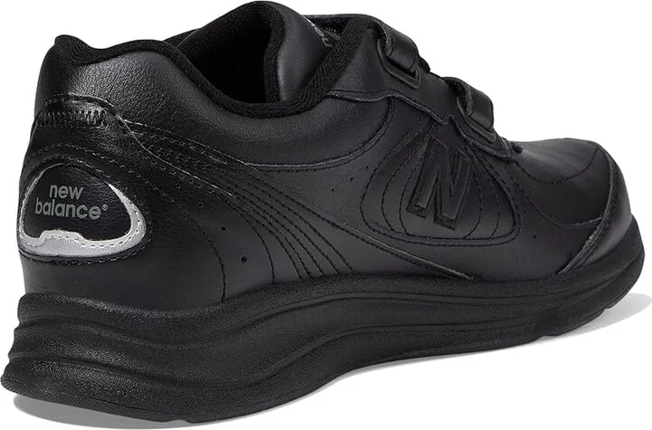 New Balance Hook and Loop 577 Men's Walking Shoes Black : 7 D - Medium, Leather - Image 5