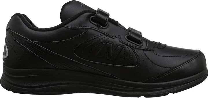 New Balance Hook and Loop 577 Men's Walking Shoes Black : 7 D - Medium, Leather - Image 8