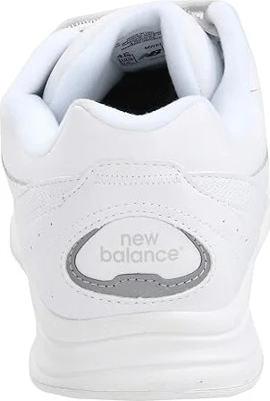 New Balance Hook and Loop 577 Men's Walking Shoes White/White : 7.5 D - Medium, Leather - Image 5