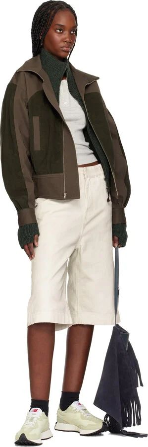 New Balance Khaki 327 Sneakers - Image 5