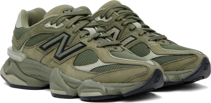 New Balance Khaki 9060 Sneakers - Image 4