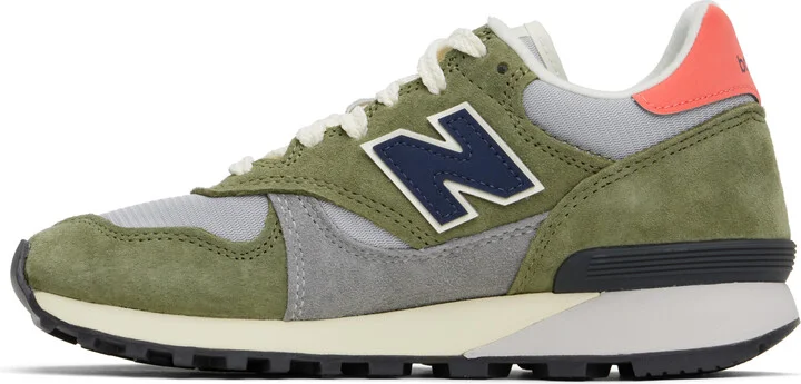 New Balance Khaki & Gray U475 Sneakers - Image 3