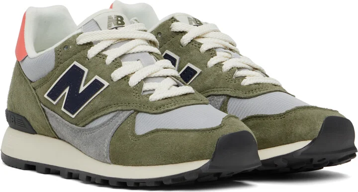 New Balance Khaki & Gray U475 Sneakers - Image 4