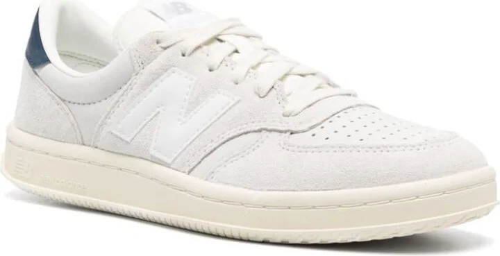 New Balance Leather Sneakers In White 'T500' - Image 2