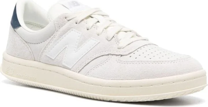New Balance Leather Sneakers In White 'T500' - Image 5
