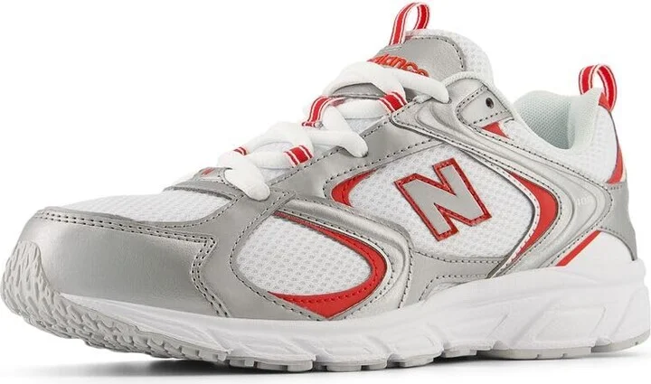 White/Silver Metallic/Mercury Red