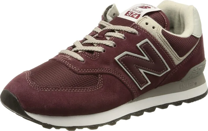Burgundy/White