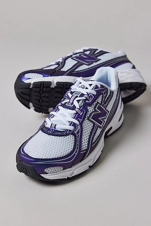 New Balance Men's 740 Athletic Sneaker in White with Silver Metallic and Reflection - Image 5