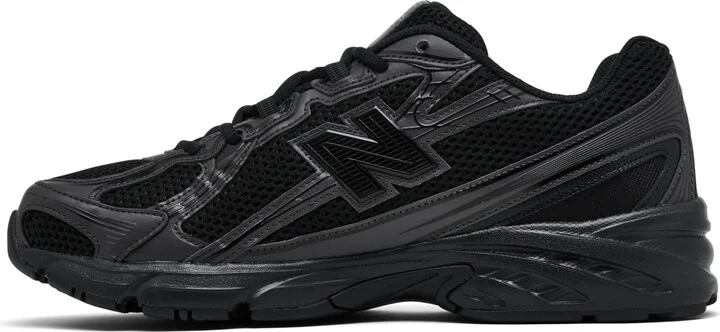 New Balance Men's 740 Casual Sneakers from Finish Line - Black, Black Cement - Image 3