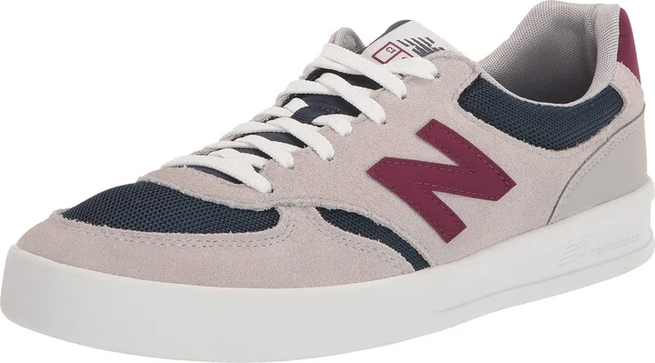 Grey/Burgundy