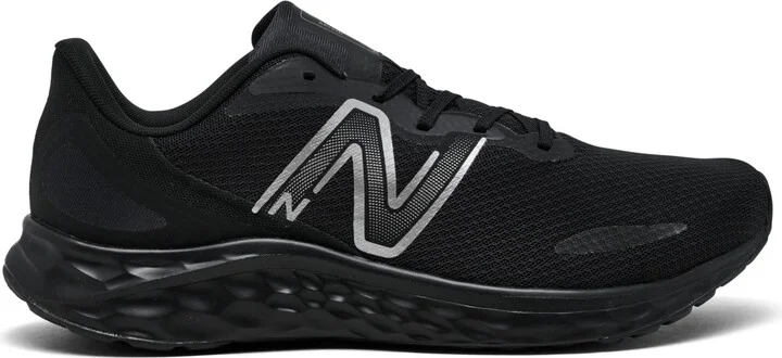 New Balance Men's Fresh Foam Arishi V4 Slip-Resistant Running Sneakers from Finish Line - Black, Metallic - Image 2