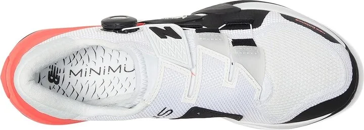 New Balance Minimus TR BOA(r) v2 Men's Cross Training Shoes White/Black/Urgent Red : 7.5 EE - Wide, Textile - Image 2