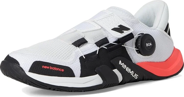 New Balance Minimus TR BOA(r) v2 Men's Cross Training Shoes White/Black/Urgent Red : 7.5 EE - Wide, Textile - Image 5