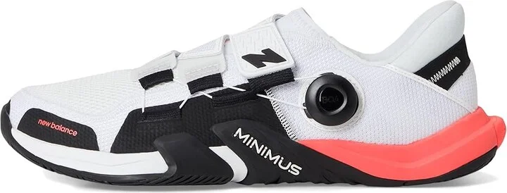 New Balance Minimus TR BOA(r) v2 Men's Cross Training Shoes White/Black/Urgent Red : 7.5 EE - Wide, Textile - Image 6