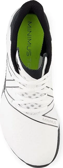 New Balance Minimus TR Men's Shoes White/Black : 7 D - Medium, Textile/Synthetic - Image 2