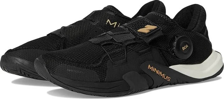 New Balance Minimus TR V2 BOA Women's Shoes Black/Phantom/Gold Metallic : 5.5 B - Medium