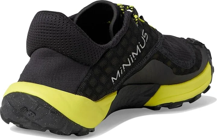 New Balance Minimus Trail Men's Running Shoes Black/Firefly : 14 D - Medium, Textile - Image 4