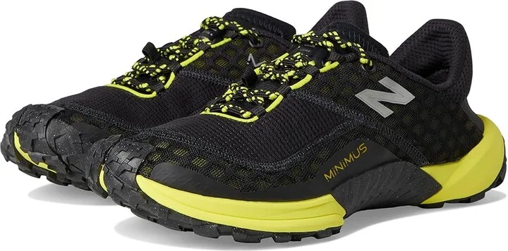 New Balance Minimus Trail Men's Running Shoes Black/Firefly : 14 D - Medium, Textile