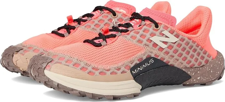 New Balance Minimus Trail Men's Running Shoes Urgent Red/Flat Taupe/Bisque : 13 EE - Wide, Textile