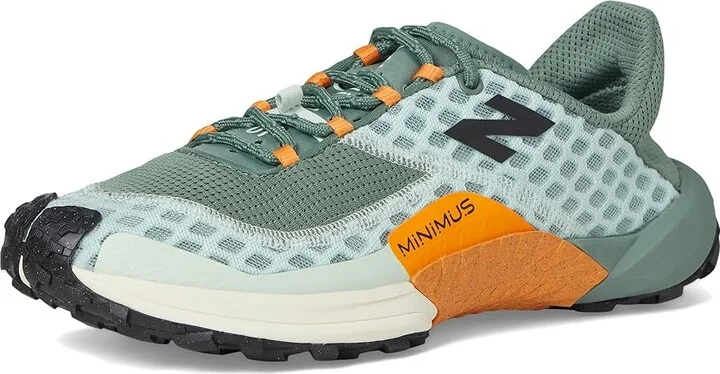 New Balance Minimus Trail v1 Men's Running Shoes Clay Ash/Dark Juniper/Sizzle : 7.5 EE - Wide, Rubber - Image 5