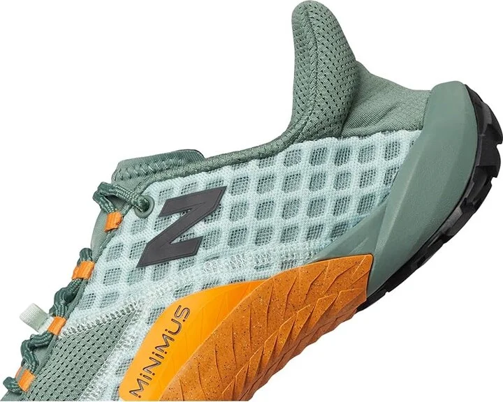 New Balance Minimus Trail v1 Men's Running Shoes Clay Ash/Dark Juniper/Sizzle : 7.5 EE - Wide, Rubber - Image 7