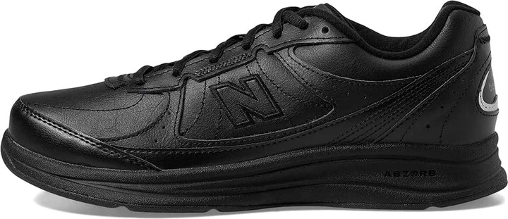 New Balance MW577 Men's Walking Shoes Black/Black : 7 D - Medium, Leather - Image 7