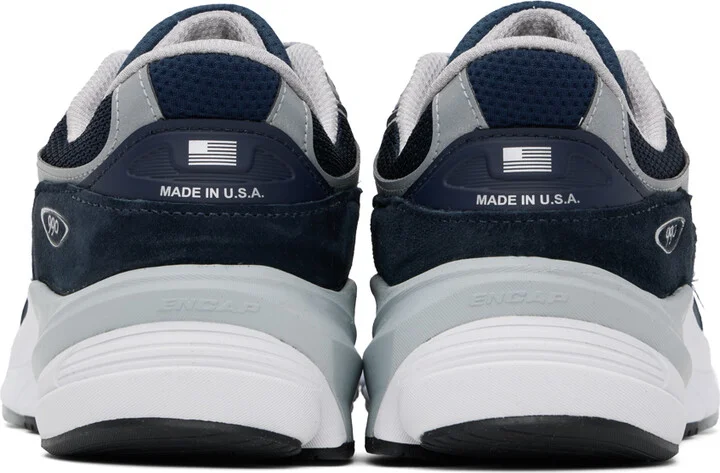New Balance Navy Made in USA 990v6 Sneakers - Image 2