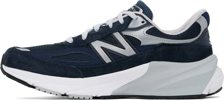 New Balance Navy Made in USA 990v6 Sneakers - Image 3