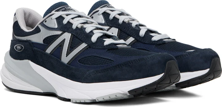 New Balance Navy Made in USA 990v6 Sneakers - Image 4