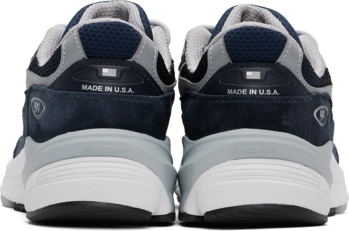 New Balance Navy 'Made in USA' 990v6 Sneakers - Image 2