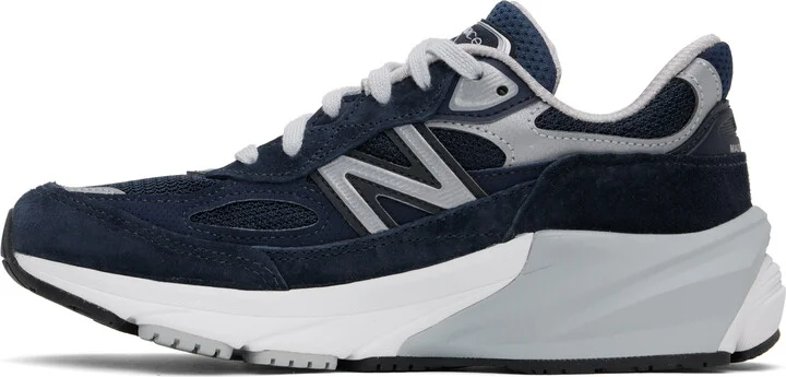 New Balance Navy 'Made in USA' 990v6 Sneakers - Image 3