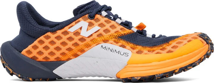 New Balance Navy & Orange Minimus Trail Sneakers