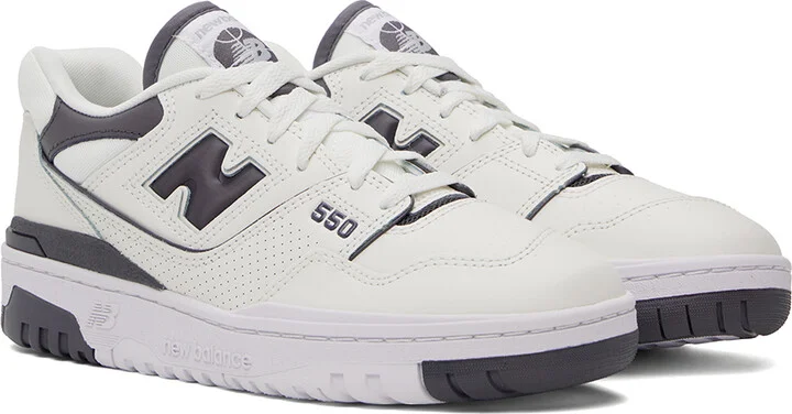 New Balance Off-White 550 Sneakers - Image 4