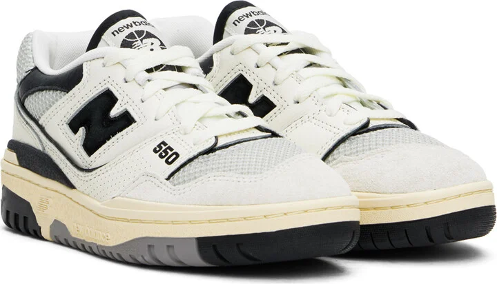 New Balance Off-White 550 Sneakers - Image 4