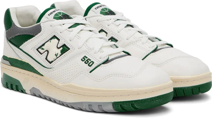 New Balance Off-White 550 Sneakers - Image 4