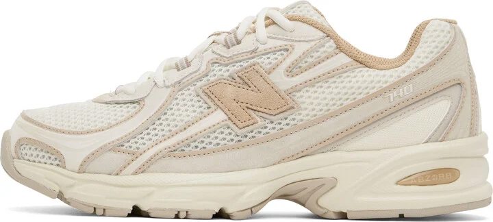 New Balance Off-White & Beige 740 Sneakers - Image 3
