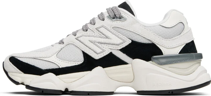 New Balance Off-White & Black 9060 Sneakers - Image 3