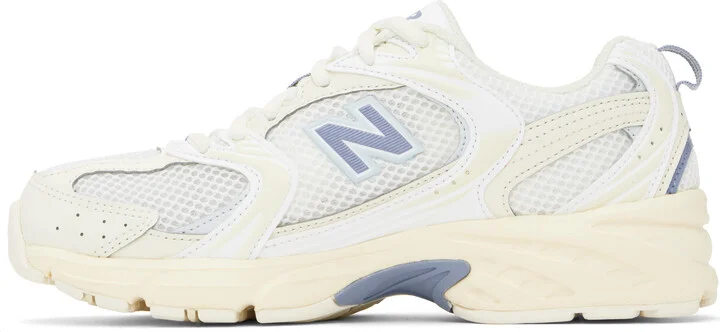 New Balance Off-White & Blue 530 Sneakers - Image 3