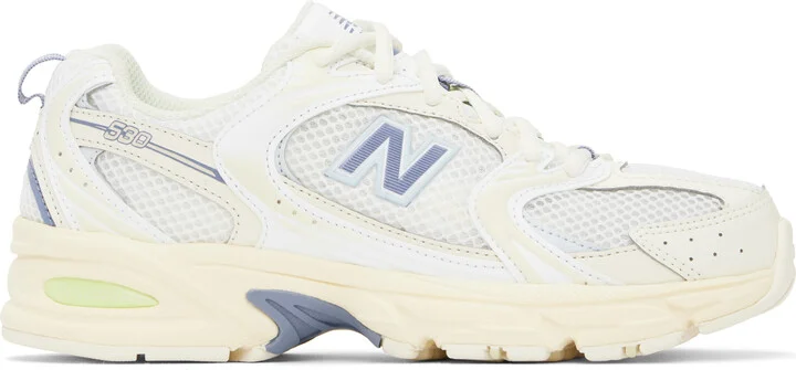 New Balance Off-White & Blue 530 Sneakers