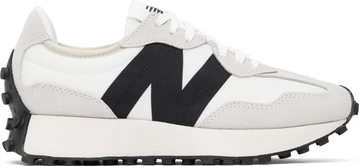 New Balance Off-White & Gray 327 Sneakers