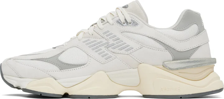 New Balance Off-White & Gray 9060 Sneakers - Image 3