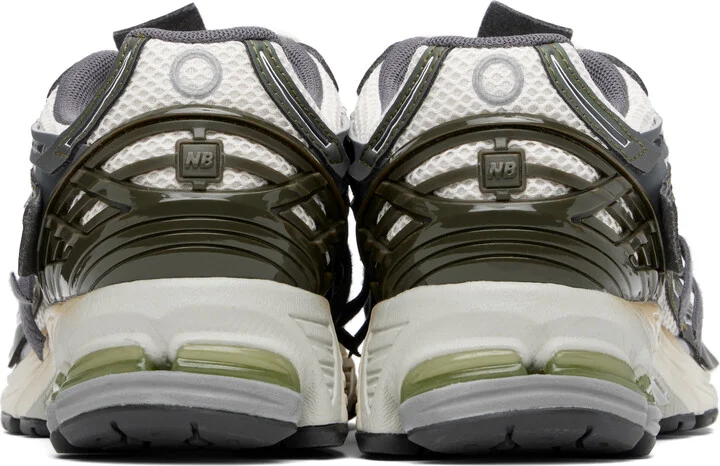 New Balance Off-White & Green 1906A Sneakers - Image 2